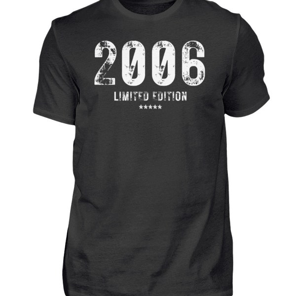 T-Shirt 2006 Jahrgang 18.Geburtstags Shirt Limited Edition TShirt