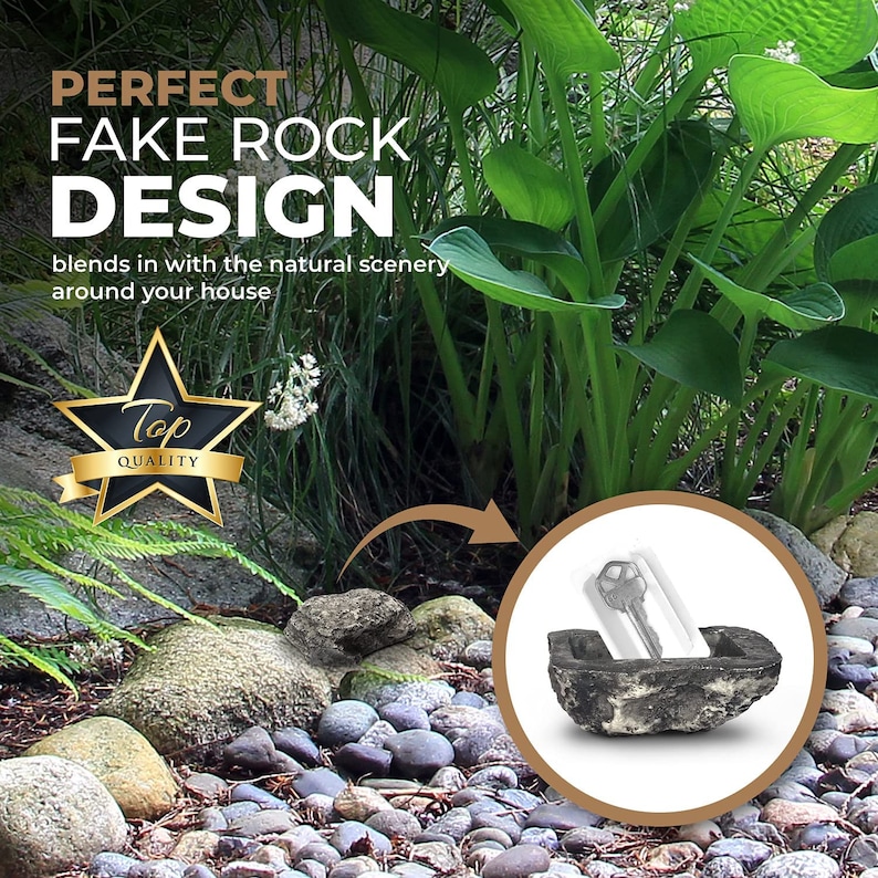 Fake Rock Hide a Key Outdoor Hidden Key Holder for Outside Etsy UK