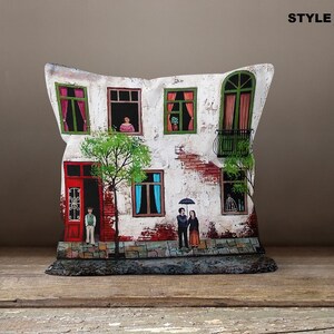 Decorative Pillowcases,16x16 size, Holiday Gifts,  Throw Pillow Covers, Home Decoration, Colorful Design Pillowcases, Printed Cushion Covers