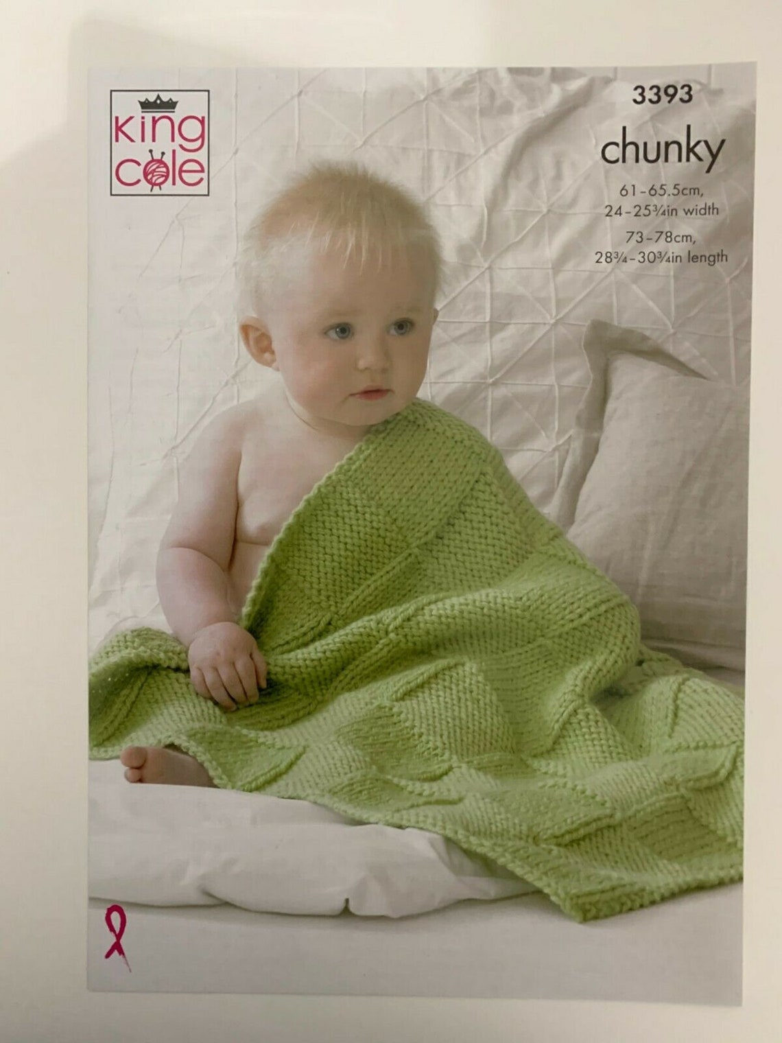 Chunky Baby Blanket Knitting Pattern King Cole Kids Blanket Etsy