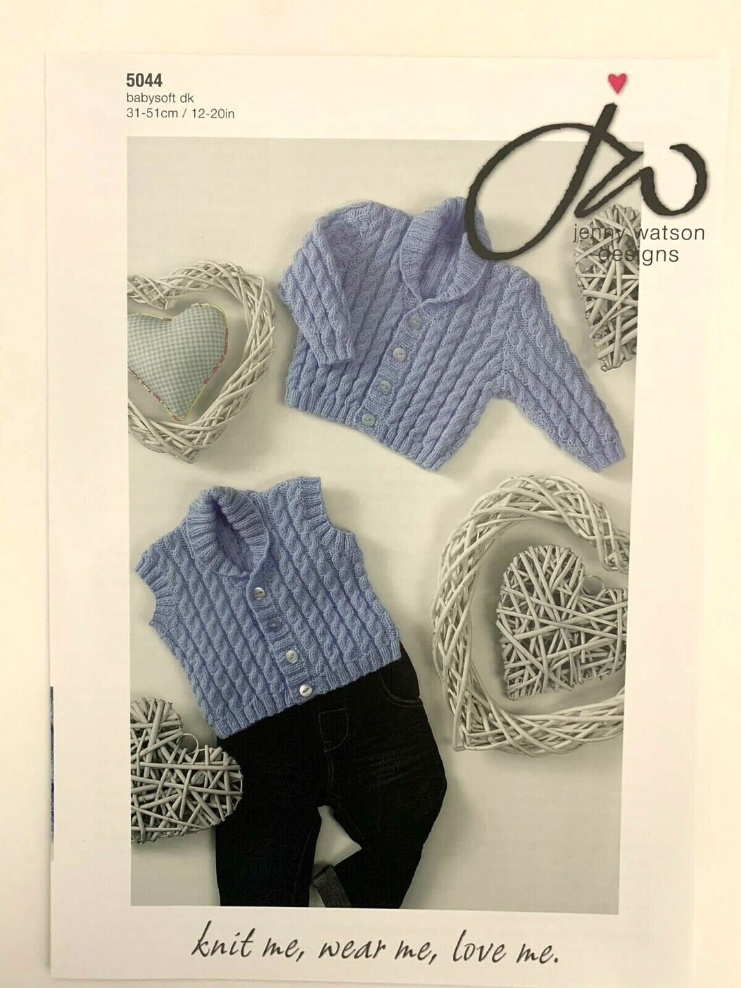 Baby Knitting Pattern Baby Waistcoat Knitting Pattern Baby Etsy