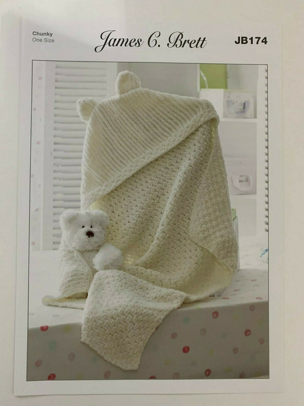 Chunky Baby Blanket Knitting Pattern James C Brett Kids Etsy Australia