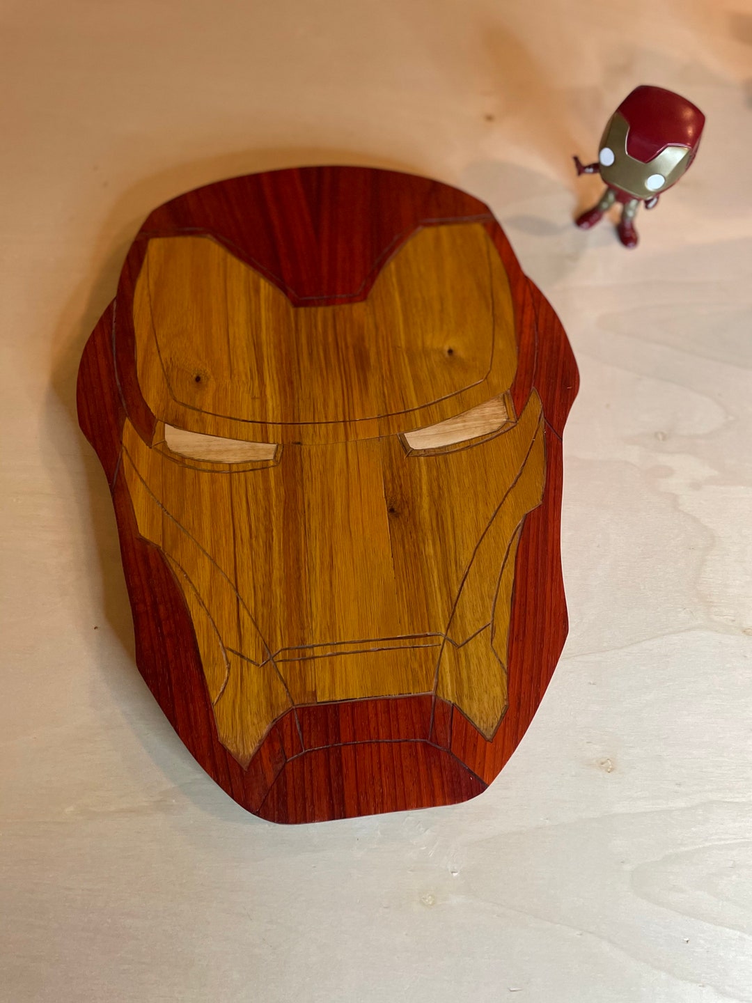 Iron Man Serving Tray Avengers Marvel Wood Art Etsy