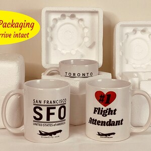 Marry Me, Fly Free / StandBy Fun Airline Staff Collection Ceramic Mug 11oz by CrewCity image 6