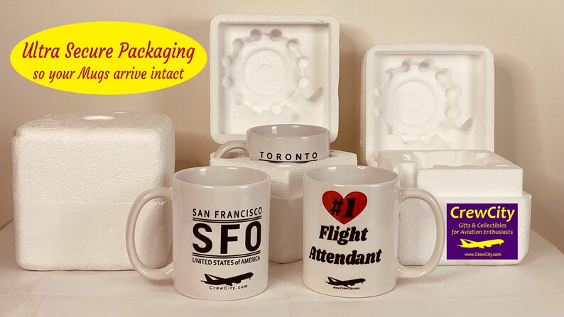 Marry Me, Fly Free / StandBy Fun Airline Staff Collection Ceramic Mug 11oz by CrewCity image 6