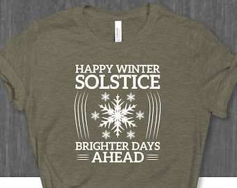 Happy Winter Solstice Unisex T-shirt, Funny Shirt, Cute Shirt, Holiday Shirts