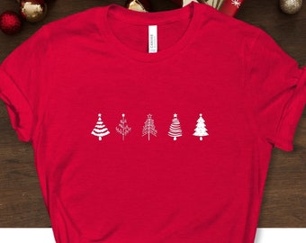 Tannenbaum Shirt, Tannenbaum Shirt, Süßes Weihnachtsshirt, Frauen Weihnachtsshirt