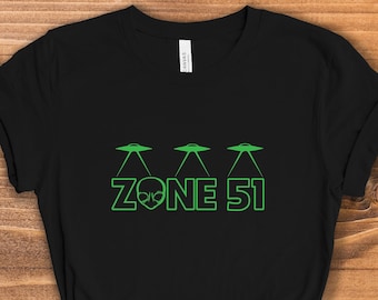 Zone 51 Shirt, Roswell 1947 Shirt, Ufo T-shirt, Area 51 Shirt, Roswell Shirt, Ufo Conspiracy Shirt, Alien Tee Shirt, Women's Alien T-Shirt