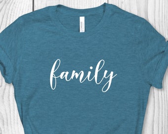 Family Shirt, Family T-shirt, Mother's Day Shirt, Daddy Shirt, Mom Shirt, Dad Shirt, Father's Day Shirt, Custom Family Shirts