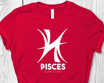 Camisa del signo de Piscis, Camisa del zodiaco, Camisa de astrología, Regalo para Piscis, Cumpleaños de Piscis, Camiseta del zodiaco de Piscis, Camiseta del horóscopo, Piscis