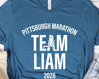 Camiseta personalizada de apoyo para maratón, camiseta de equipo de apoyo para la familia del maratonista, camiseta de equipo de carrera para corredores en tallas para niños