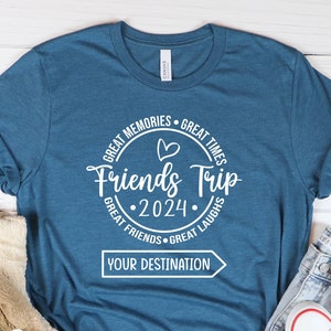 Camisa de viaje de amigos Etsy Mexico