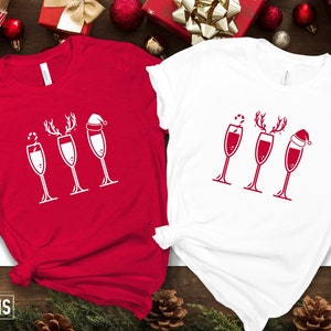 Christmas Wine Shirt, Christmas Tee, Christmas Gift, Funny Shirt