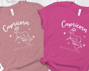 Camisa del signo de Capricornio, Camisa del zodiaco, Camisa de astrología, Regalo para Capricornio, Cumpleaños de Capricornio, Camiseta del zodiaco de Capricornio, Camiseta del horóscopo, Capricornio