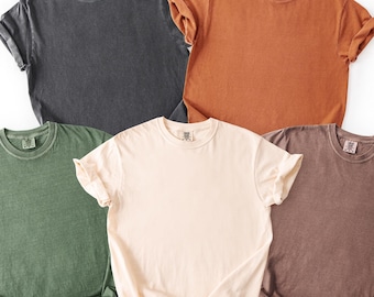 Comfort Colors® Blank Shirt, Soft Premium Unisex Tee, High Quality Plain Shirt for Customization, Ideal for Heat Press and Screen Printing