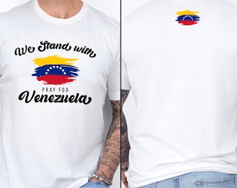 Venezuela Tshirt, Trendy Venezuela 2026 Shirt, Con Venezuela, Gift For Venezuelan, Venezuela shirt, We Stand with Venezuela