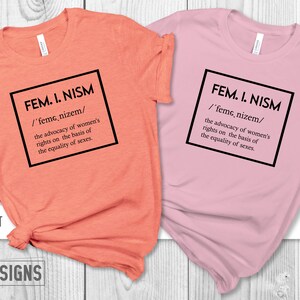 Feminism Definition Shirt, Female Empowerment Shirt, Wife Gift, Wife T-shirt, Girlfriend Gift, Feminism Shirt, Funny Gift, Women's Shirt image 4
