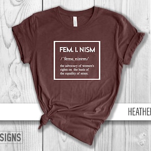 Feminism Definition Shirt, Female Empowerment Shirt, Wife Gift, Wife T-shirt, Girlfriend Gift, Feminism Shirt, Funny Gift, Women's Shirt image 5
