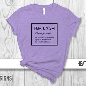 Feminism Definition Shirt, Female Empowerment Shirt, Wife Gift, Wife T-shirt, Girlfriend Gift, Feminism Shirt, Funny Gift, Women's Shirt image 3