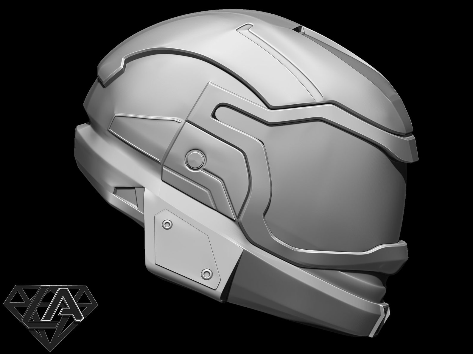 Halo Reach Gungnir custom helmet 3D print model | Etsy