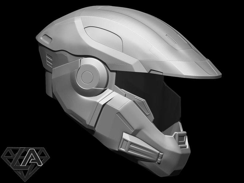 video game Halo Mark V helmet inspired by HALO