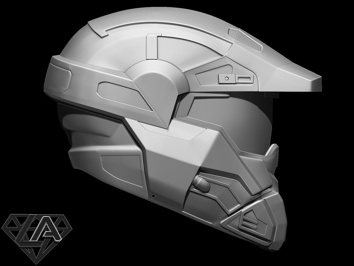 Halo commando helmet inspired by HALO video game Etsy
