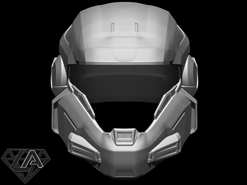video game Halo Mark V helmet inspired by HALO