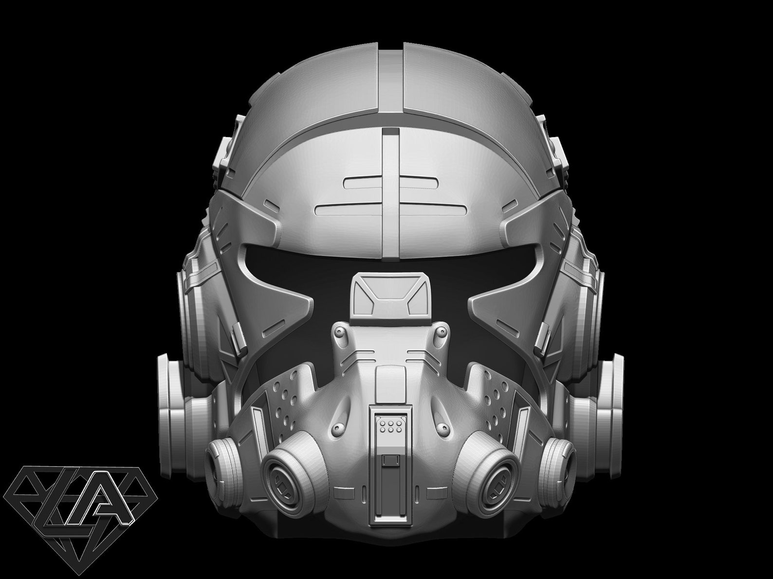 TitanFall 2 Pilot Sci fi helmet 3d print model Etsy