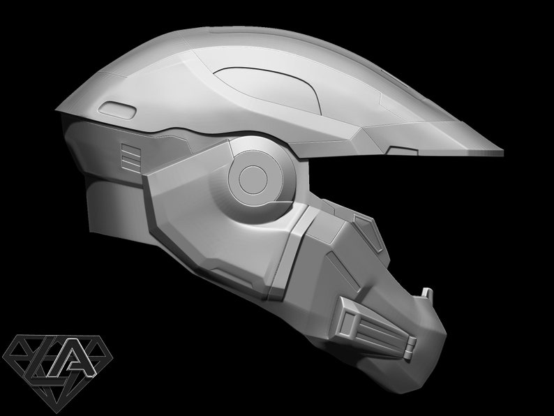 video game Halo Mark V helmet inspired by HALO