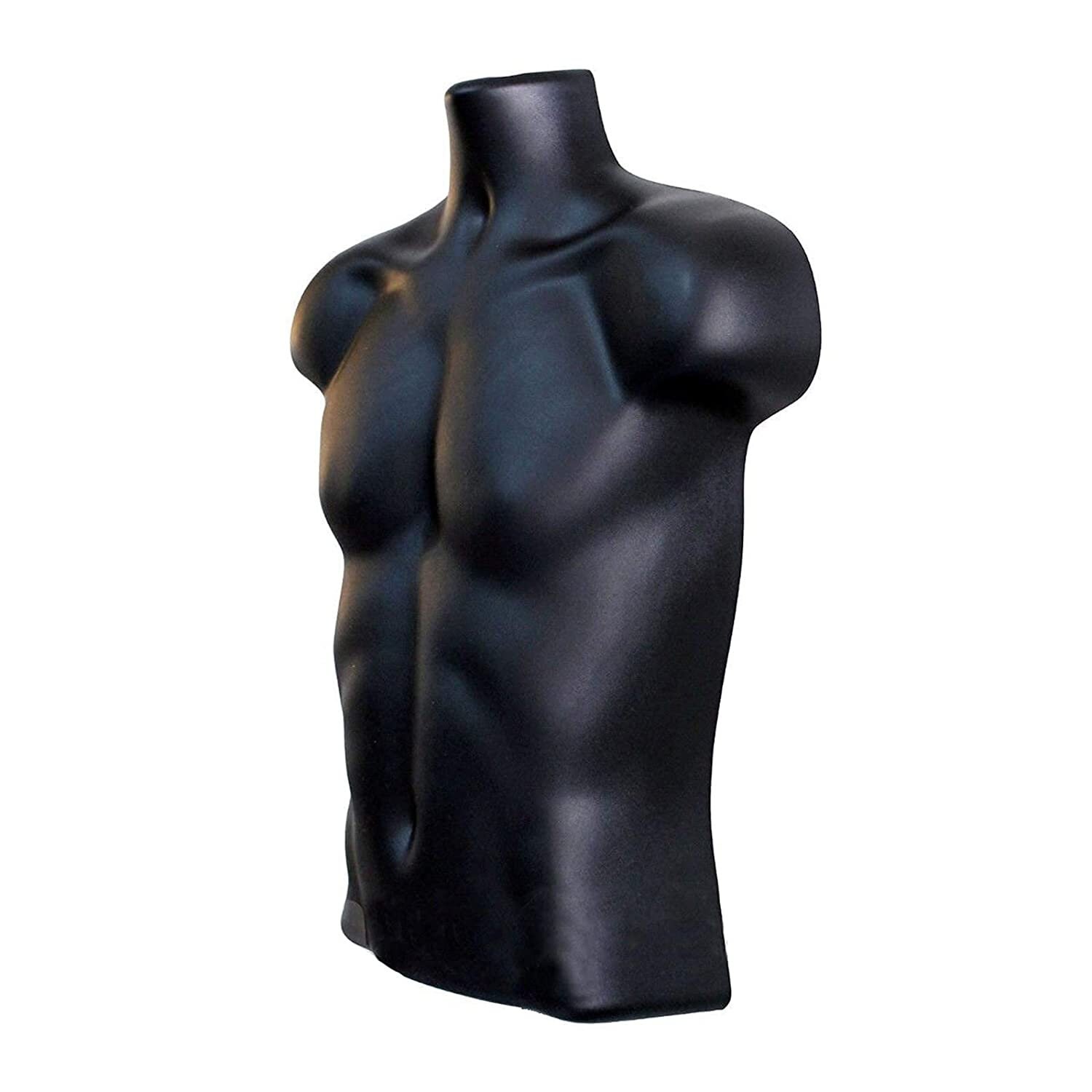 2 Pack Male Mannequin Torso With Stand Dress Form Tshirt Display