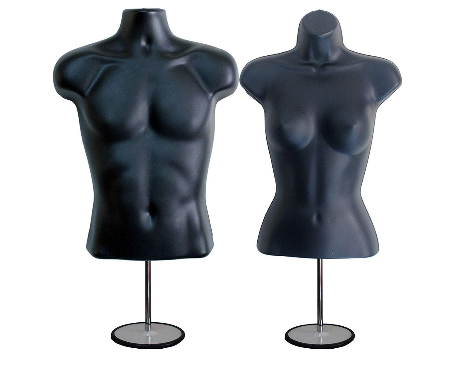 Male Headless Torso Mannequin with Removable Arms