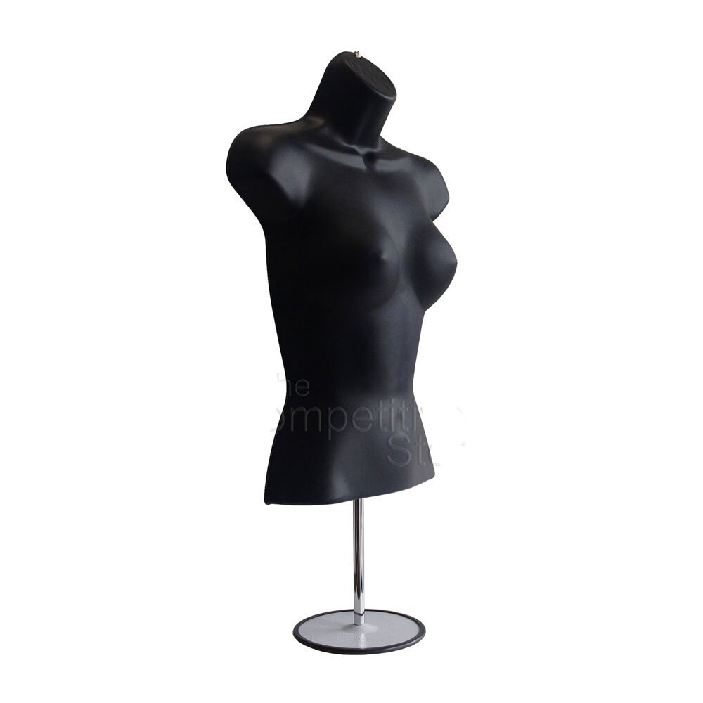 Mannequin Torso Female W/metal Base Body Mannequin Form 19 to 38 Height