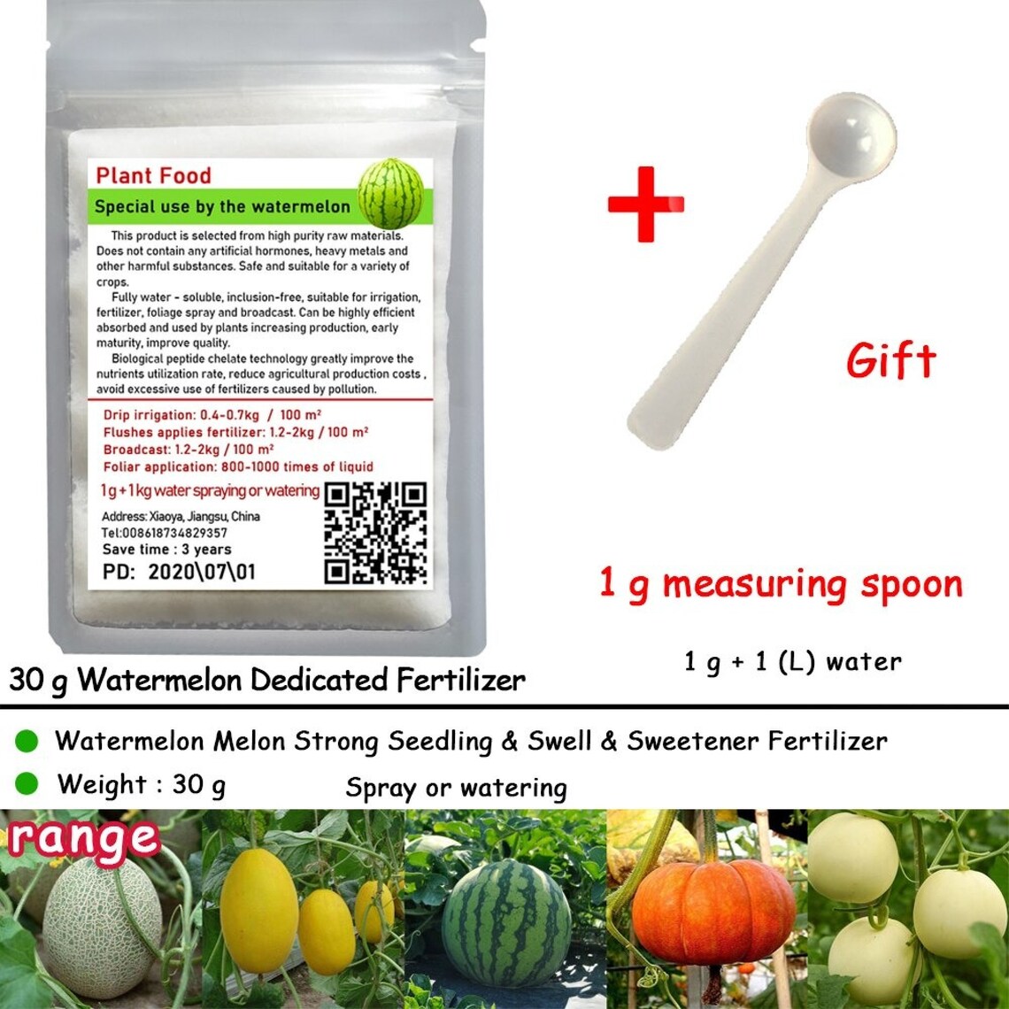 Special Fertilizer For Watermelon Melon Pumpkin Cantaloupe Etsy