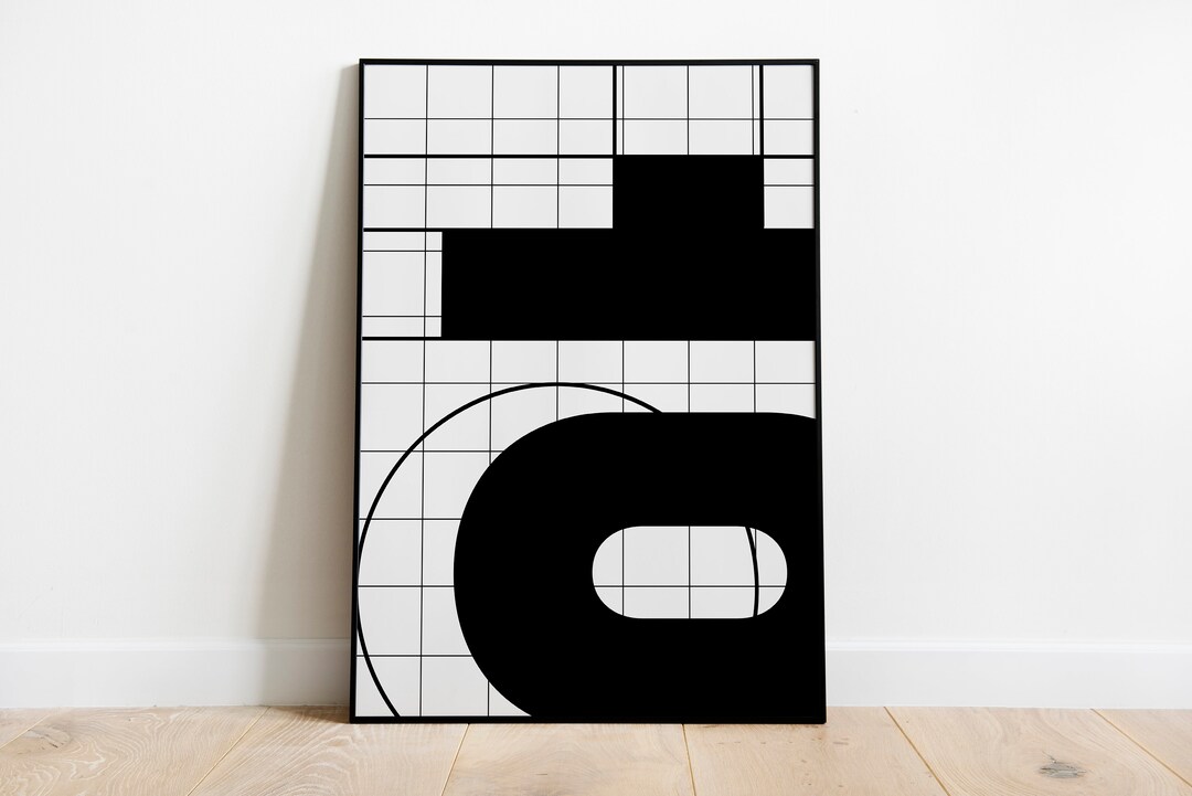 Black and White Wall Art, Printable Digital Download, Instant Download ...