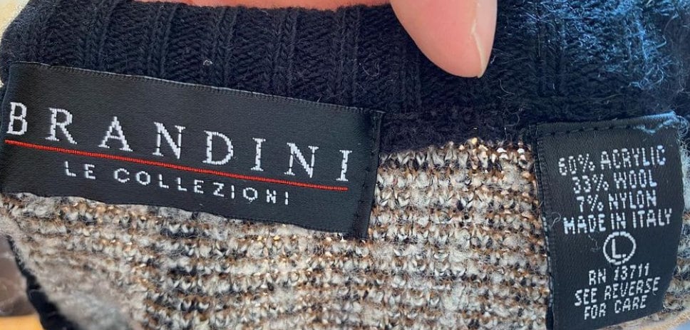 90s Knit Sweater by Brandini Le Collezioni - Etsy