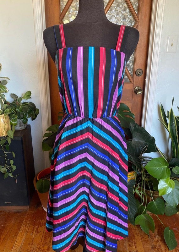 Vintage 70/80s striped dress by Sherri Classics