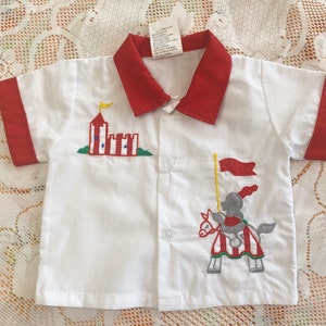 80s/90s knight and castle kids top by Cuties by Judy
