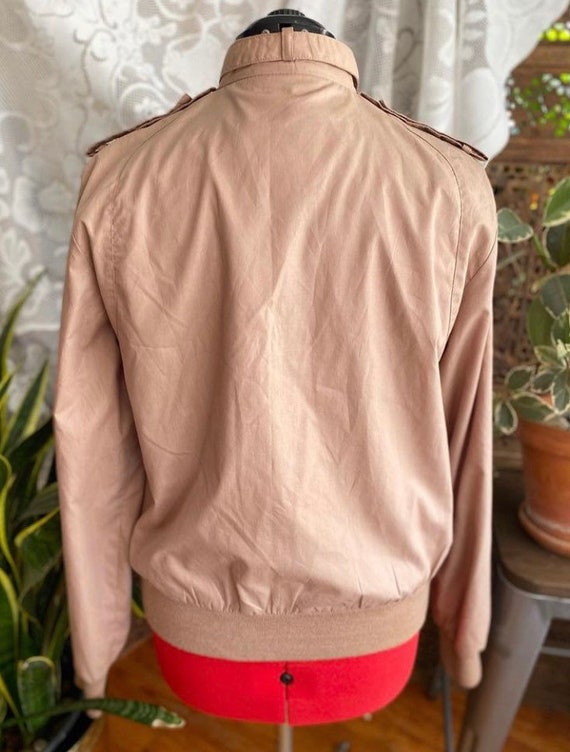 Vintage 80s latte colored jacket by Gabrielle of … - image 5