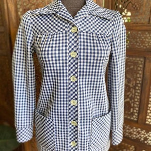 Vintage 70s gingham chore shirt by Center Stage