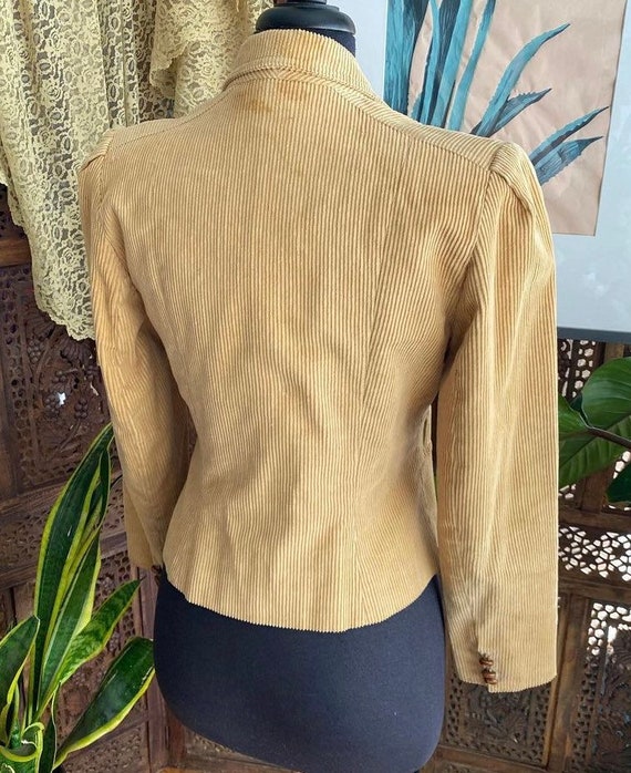 Vintage 70s tan corduroy blazer by Changing Scene - image 4