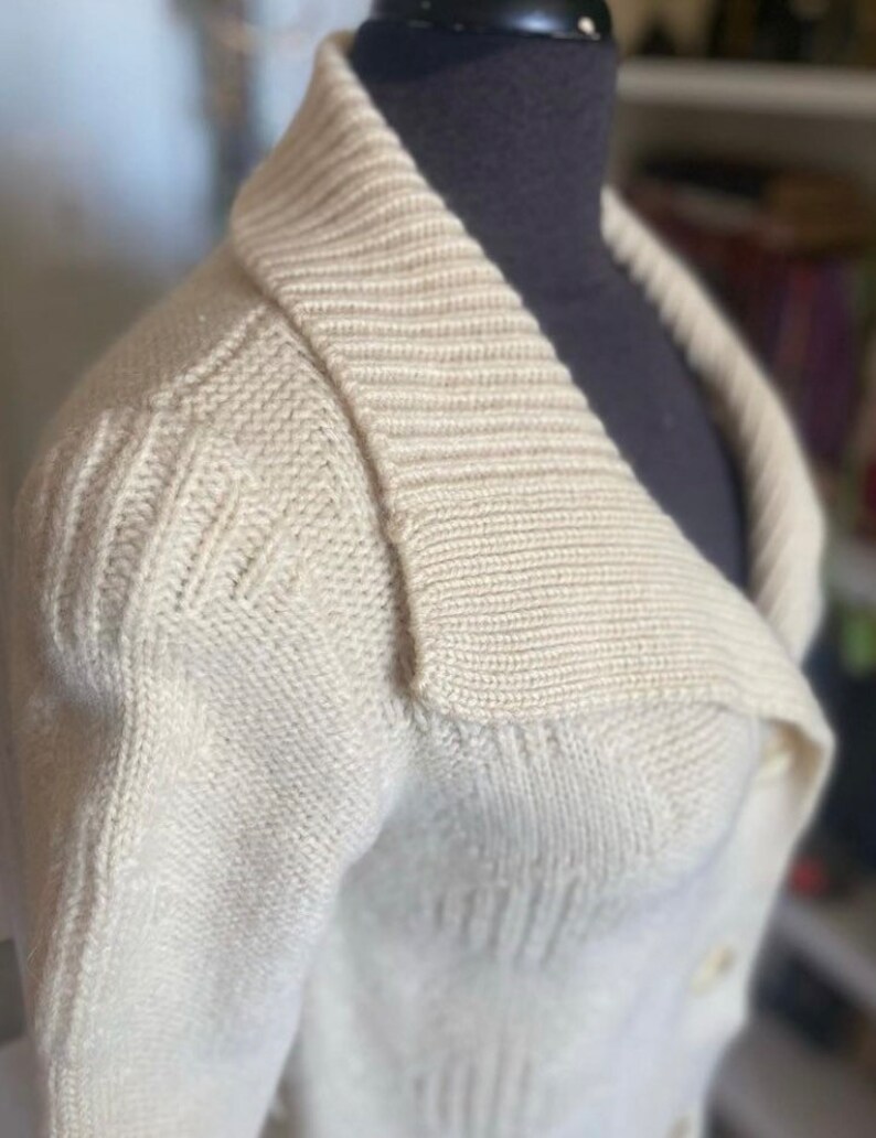 Women’s Vintage Patterned Knit Button-Up Cardigan main image 1