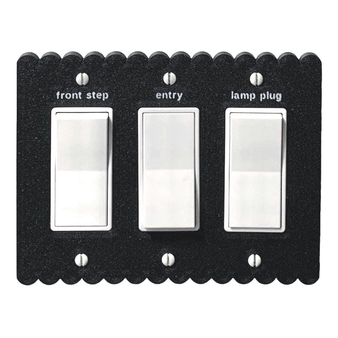 Placa De Pared Para Interruptores De Luz Estilo Decora, Acer | Envío gratis Placa De Pared Para Interruptores De Luz Estilo Decora, Acer | Envío gratis