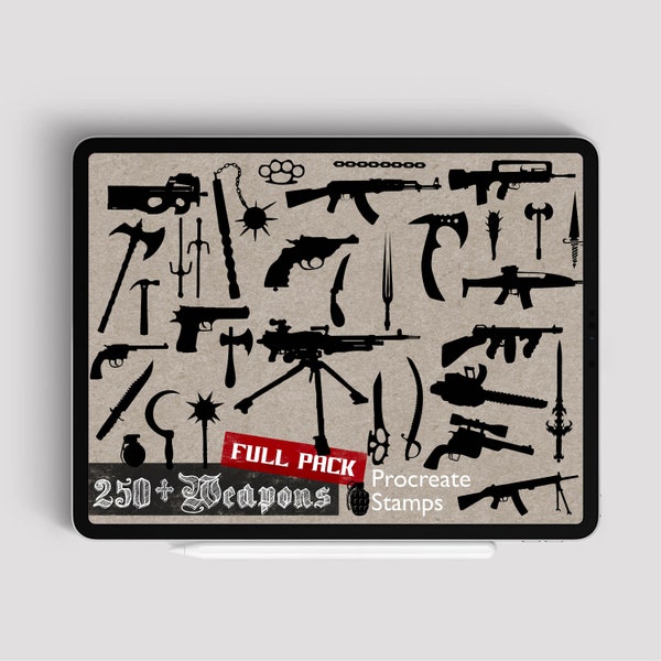 Weapons Stamps Etsy