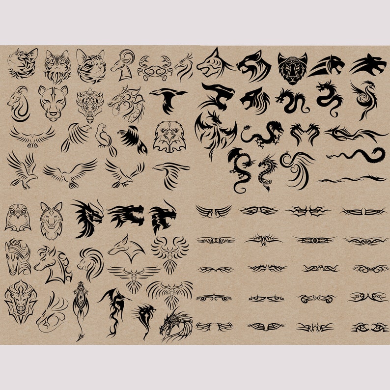 Procreate Tribal Stamp Procreate Tribal Tattoo Stamp Procreate Clannish