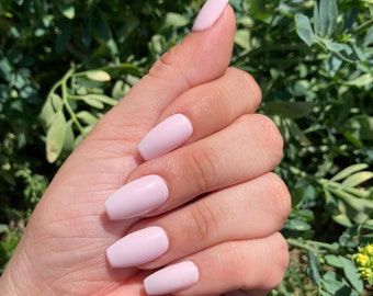 picture Short Coffin Short Cute Fake Nails short coffin nails etsy