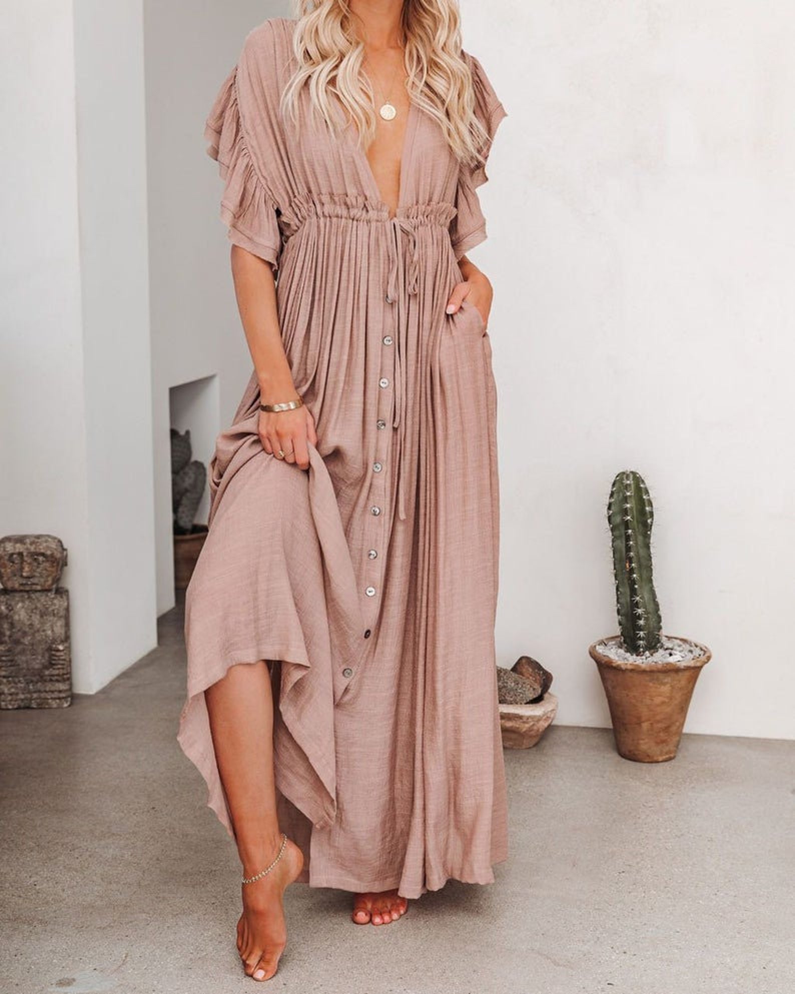 maxikleid hippie boho