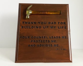 Father's Day Gift for Dad, Dad Gift, Gift from Daughter, Gifts for Dads, Dad Wall Art, Dad Sign, Gift from Son