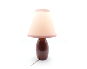Vintage Mauve and Pink Table Lamp