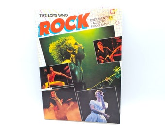 Vintage "The Boys Who Rock" | 1982 | Rock and Roll Bands | Photo Book