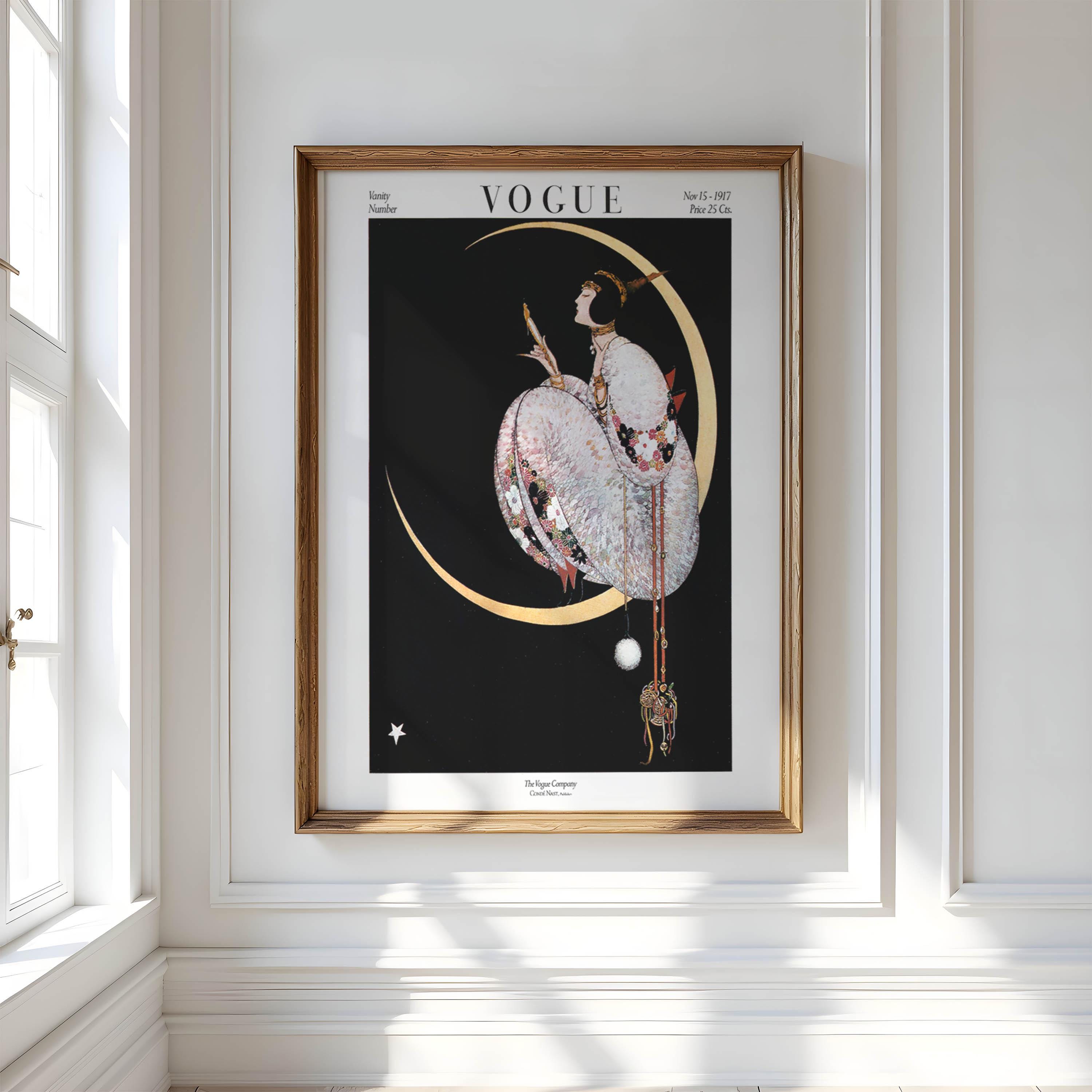Vintage vogue poster - Etsy 日本